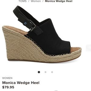 🌹Toms Suede Wedges